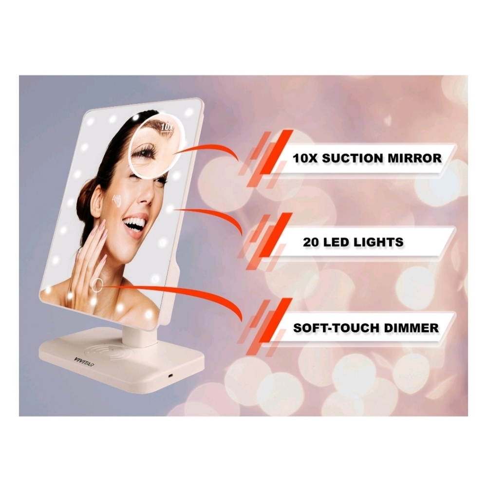Vlogging LED Vanity Mirror - Picture 2 of 5